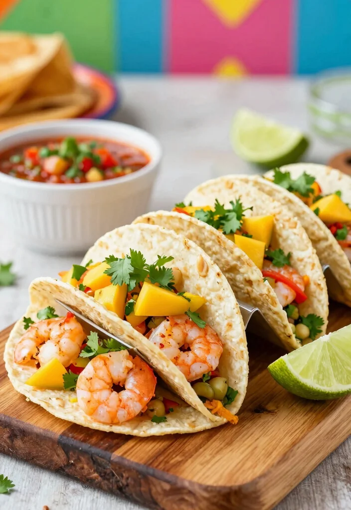 17 Dinner Recipes With Shrimp: Fast & Flavorful Seafood - 4. Shrimp Tacos with Mango Salsa 1