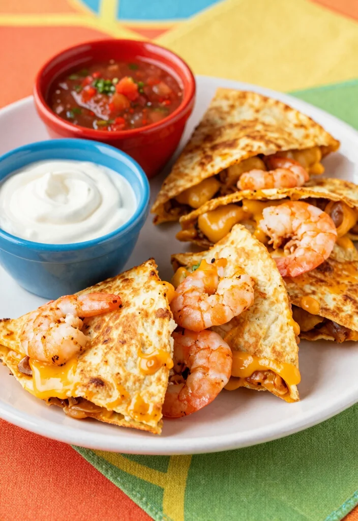 17 Dinner Recipes With Shrimp: Fast & Flavorful Seafood - 9. Shrimp Quesadillas 1