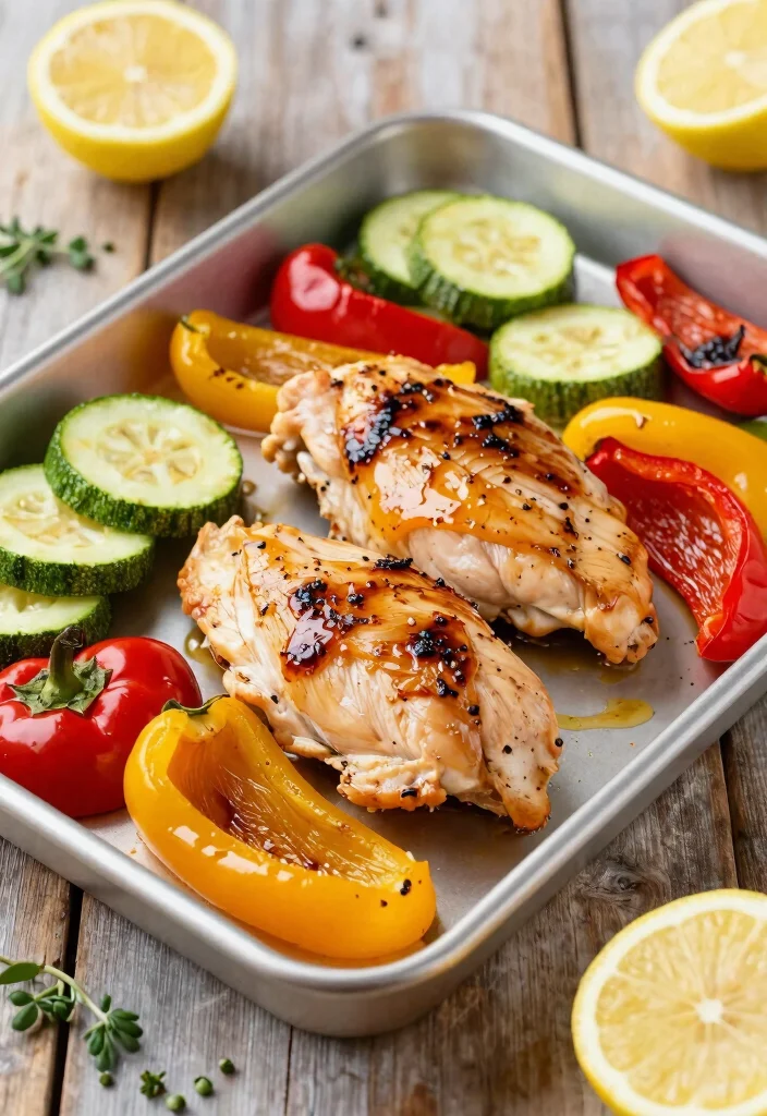 17 Dinner Recipes for Family Crowd Pleasing Dinners - 1. One-Pan Lemon Garlic Chicken and Veggies 1