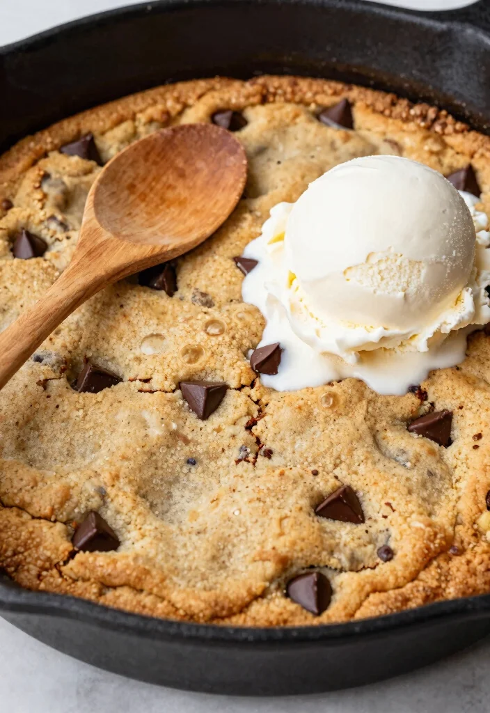 17 Dinner Recipes for Family Crowd Pleasing Dinners - 17. Chocolate Chip Cookie Skillet 1