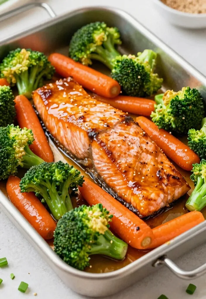 17 Dinner Recipes for Family Crowd Pleasing Dinners - 3. Sheet Pan Teriyaki Salmon 1