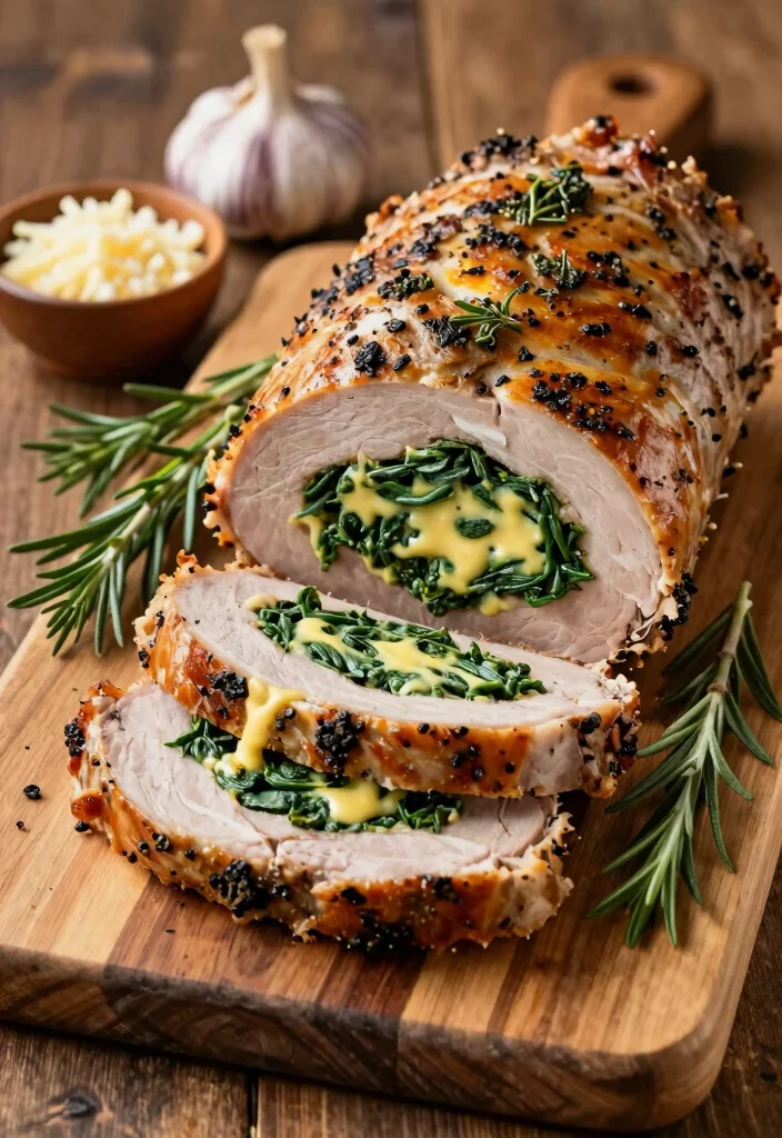 18 Baked Pork Tenderloin Recipes: Lean, Flavorful Mains for Healthy Meal Prep - 7. Garlic & Herb Stuffed Pork Tenderloin 1