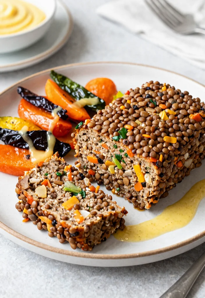 18 Best Meatloaf Recipes Ever: Comfort Food Legends - 14. Lentil and Vegetable Meatloaf 1