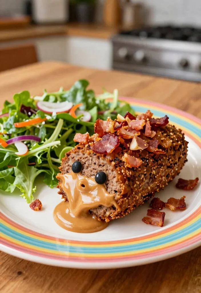 18 Best Meatloaf Recipes Ever: Comfort Food Legends - 15. Peanut Butter and Bacon Meatloaf 1
