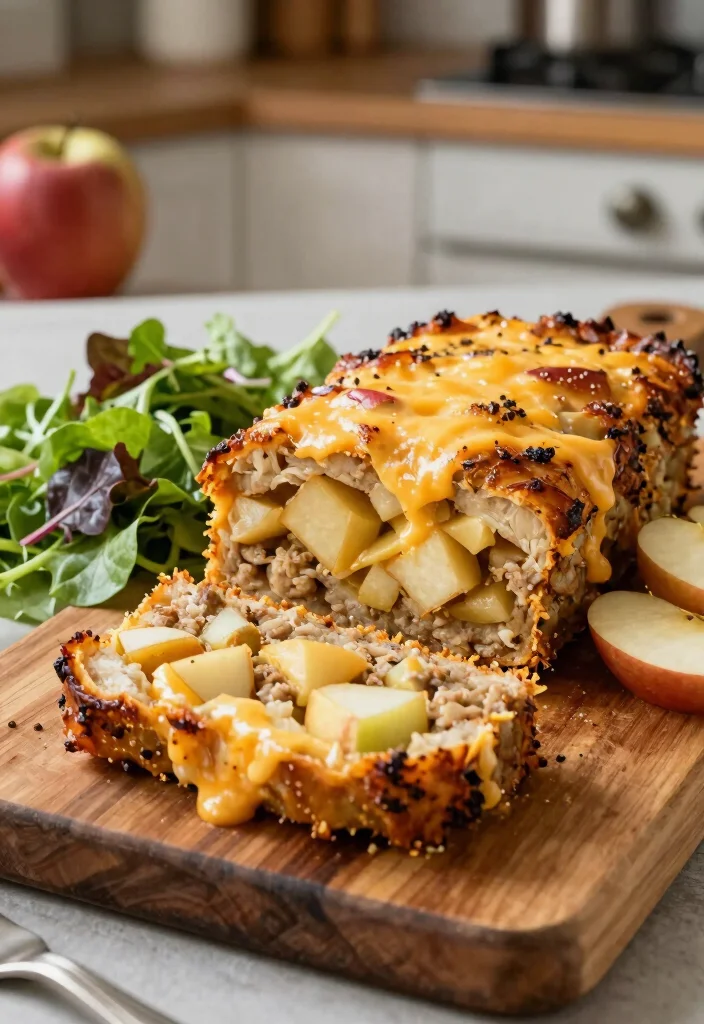 18 Best Meatloaf Recipes Ever: Comfort Food Legends - 18. Apple & Cheddar Meatloaf 1