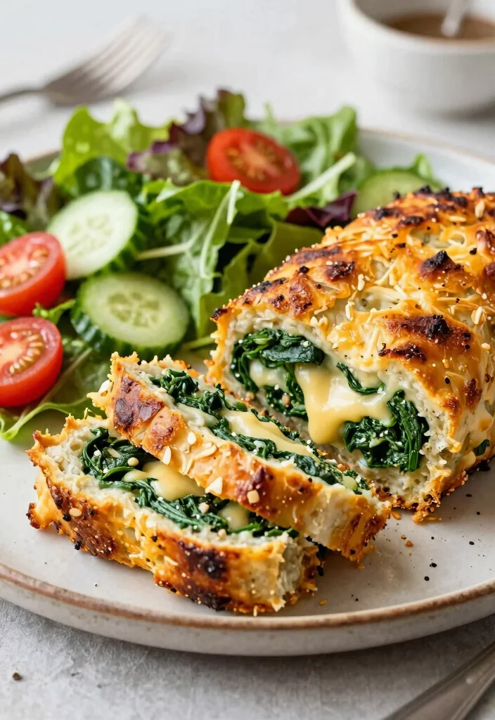 18 Best Meatloaf Recipes Ever: Comfort Food Legends - 8. Cheesy Spinach Meatloaf 1