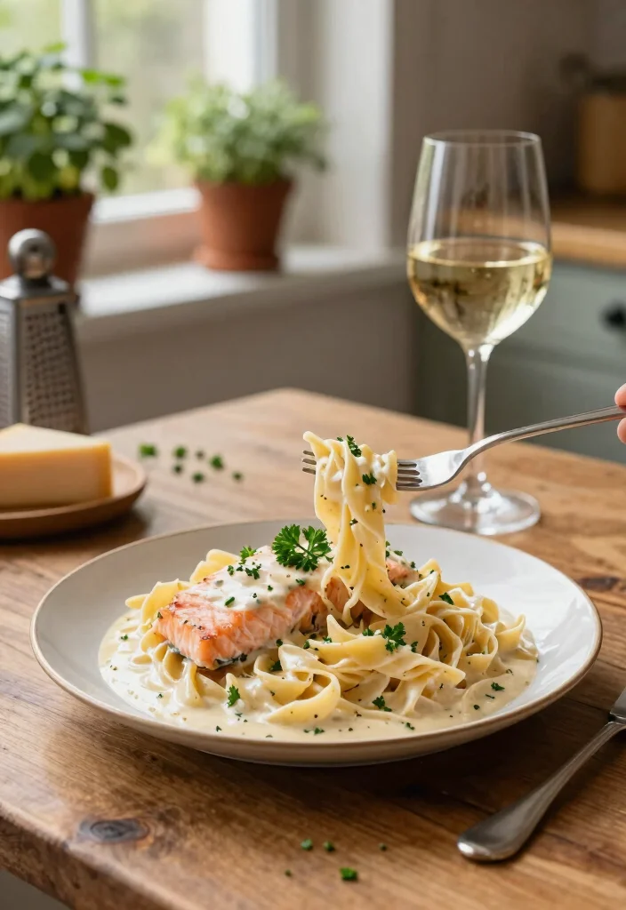 18 Budget-Friendly Canned Pink Salmon Recipes for Quick Weeknight Dinners - 1. Creamy Salmon Pasta 1