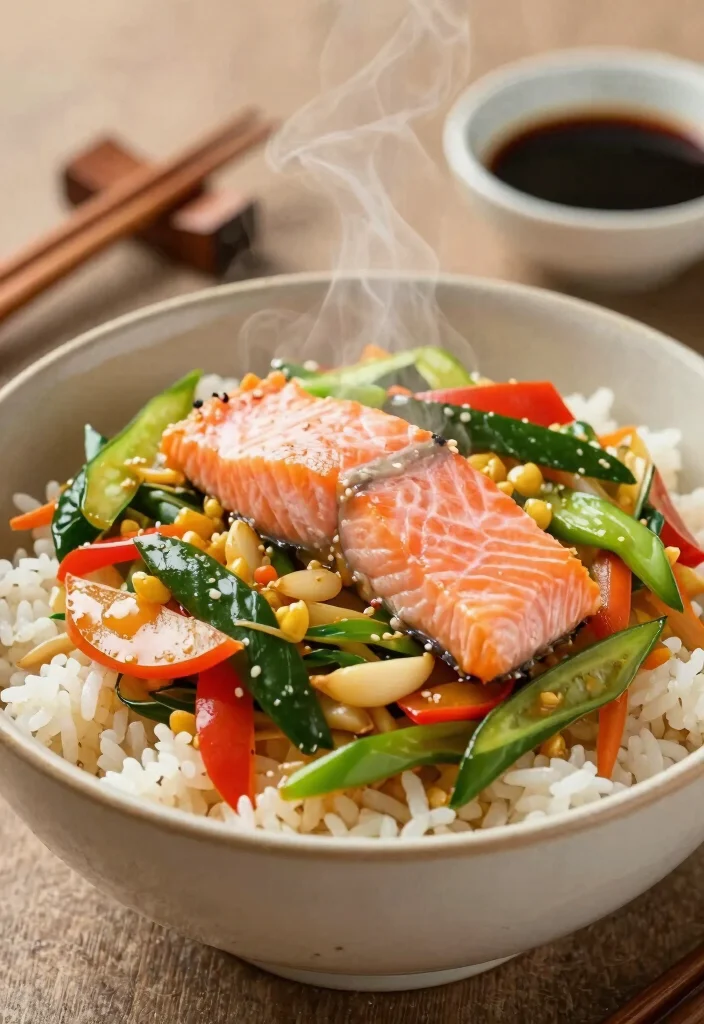 18 Budget-Friendly Canned Pink Salmon Recipes for Quick Weeknight Dinners - 11. Salmon Stir-Fry 1