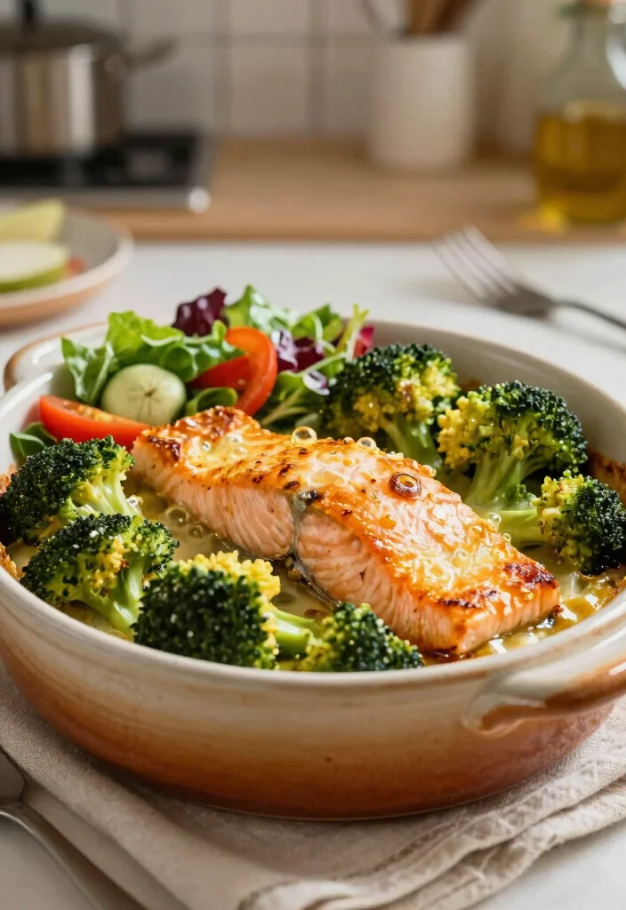 18 Budget-Friendly Canned Pink Salmon Recipes for Quick Weeknight Dinners - 14. Salmon and Broccoli Bake 1