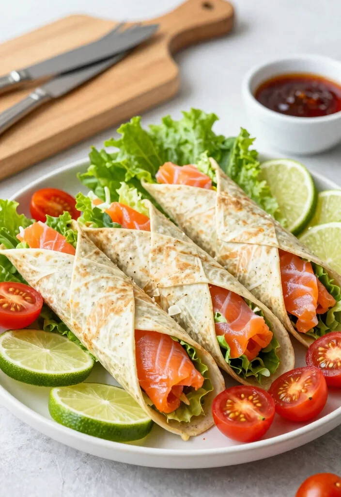 18 Budget-Friendly Canned Pink Salmon Recipes for Quick Weeknight Dinners - 2. Salmon Salad Lettuce Wraps 1