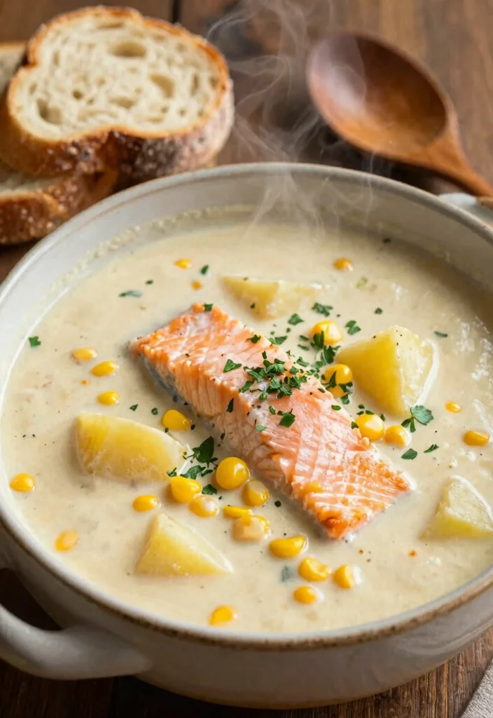 18 Budget-Friendly Canned Pink Salmon Recipes for Quick Weeknight Dinners - 8. Salmon Chowder 1