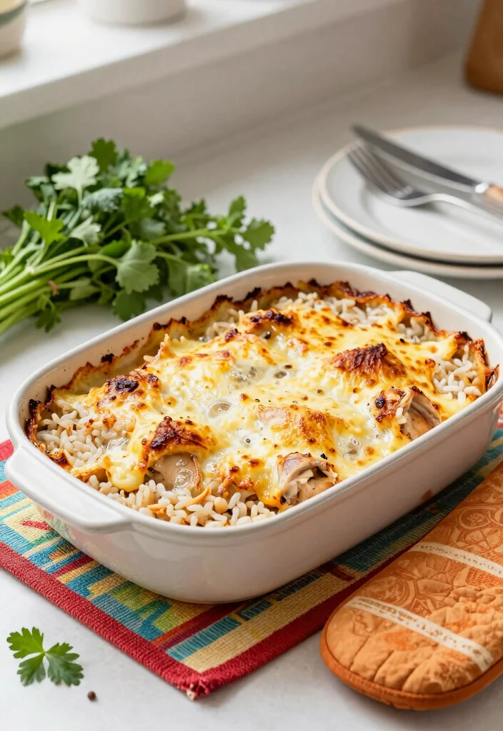 18 Casserole Recipes for Dinner: Cozy Family Classics - 1. Classic Chicken and Rice Casserole 1