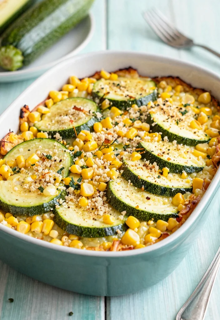 18 Casserole Recipes for Dinner: Cozy Family Classics - 17. Zucchini and Corn Casserole 1