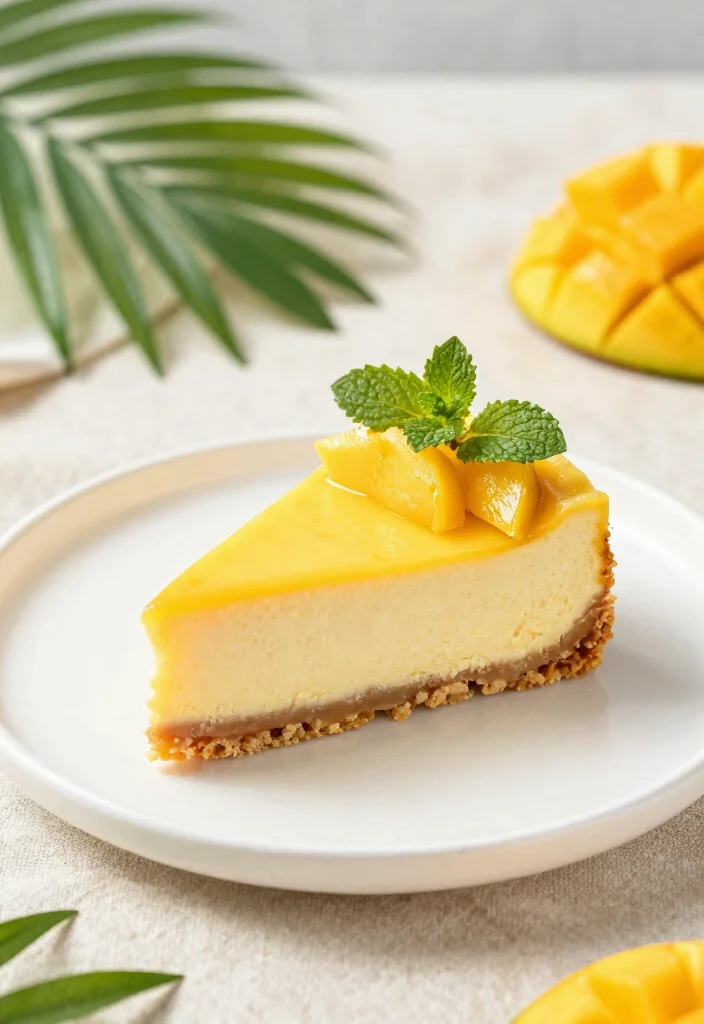 18 Cheesecake Factory Copycat Recipes Restaurant Favorites - 10. Vegan Mango Cheesecake 1