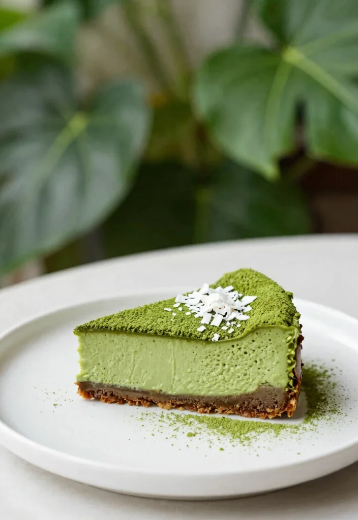 18 Cheesecake Factory Copycat Recipes Restaurant Favorites - 9. Vegan Matcha Cheesecake 1