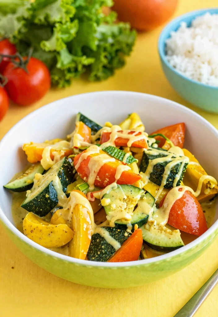 18 Dairy Free Dinner Recipes Flavorful and Simple - 16. Coconut Curry Vegetable Stir-Fry 1