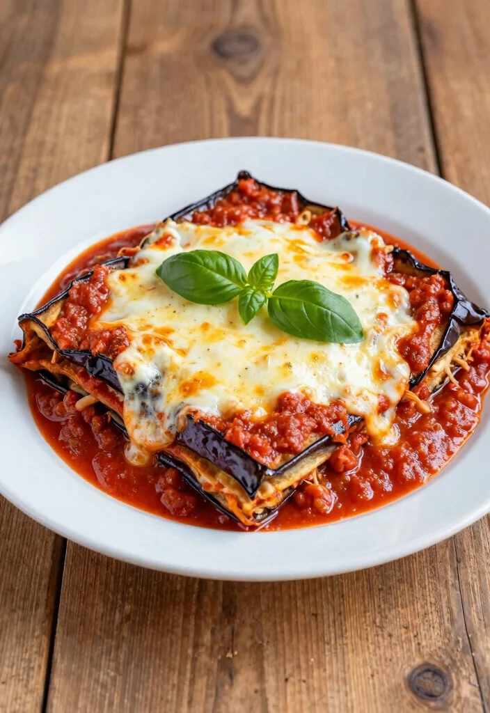 18 Dairy Free Dinner Recipes Flavorful and Simple - 17. Baked Eggplant Parmesan 1