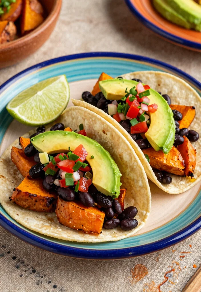 18 Dairy Free Dinner Recipes Flavorful and Simple - 2. Sweet Potato and Black Bean Tacos 1