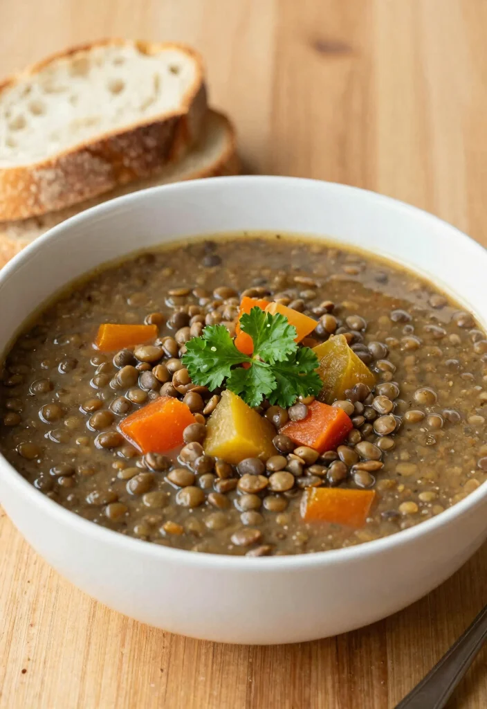 18 Dairy Free Dinner Recipes Flavorful and Simple - 8. Lentil Soup with Vegetables 1