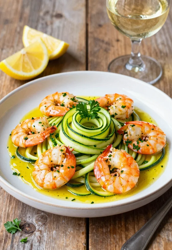 18 Dinner Recipes Dairy Free: Easy Weeknight Options - 1. Lemon Garlic Shrimp with Zoodles 1