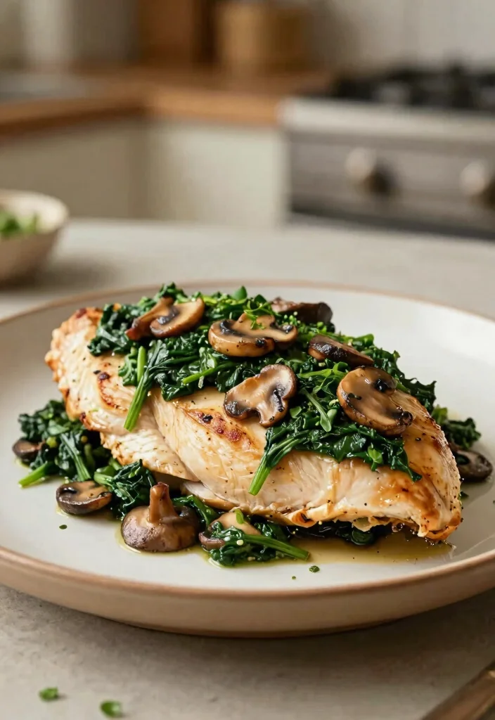 18 Dinner Recipes Dairy Free: Easy Weeknight Options - 11. Spinach and Mushroom Stuffed Chicken Breast 1