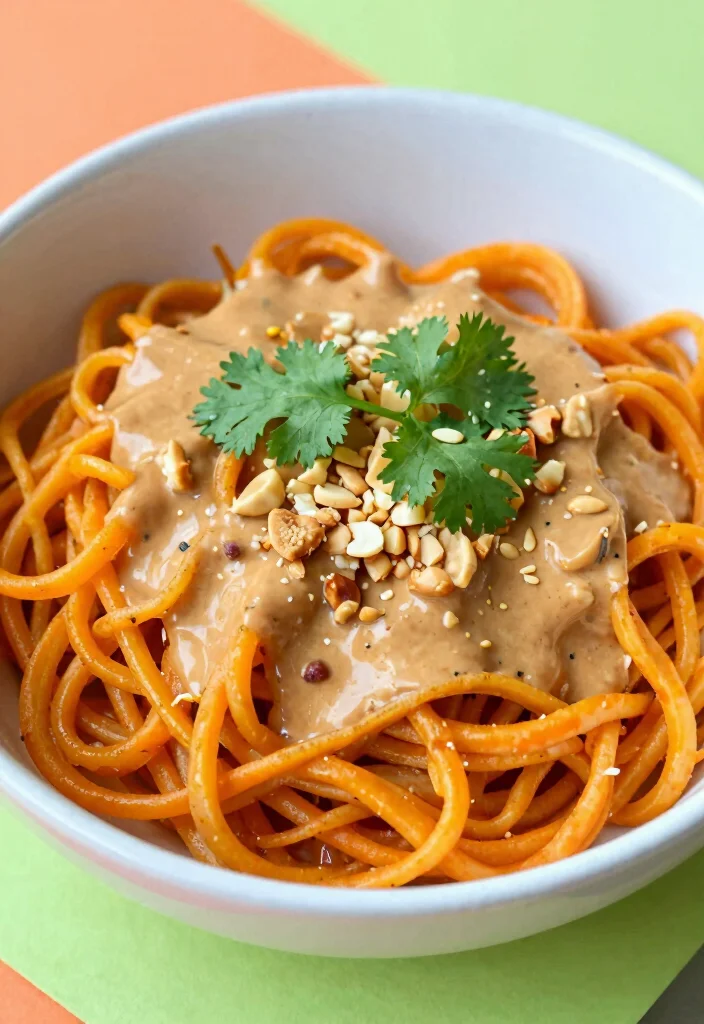 18 Dinner Recipes Dairy Free: Easy Weeknight Options - 12. Thai Peanut Sweet Potato Noodles 1