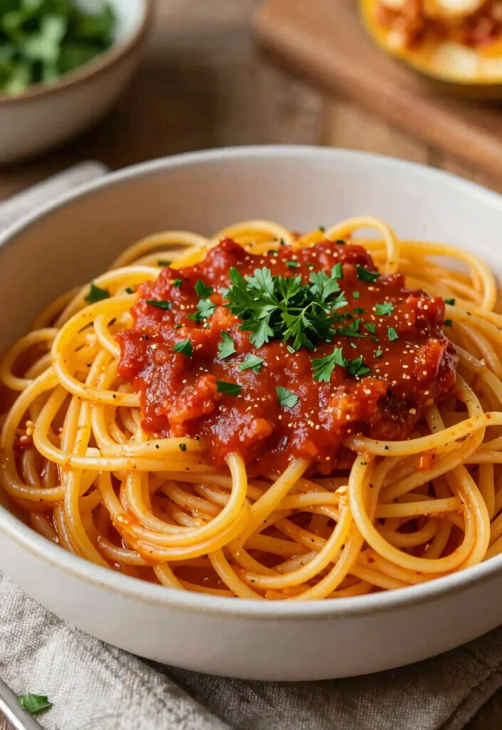 18 Dinner Recipes Dairy Free: Easy Weeknight Options - 14. Spaghetti Squash with Marinara Sauce 1