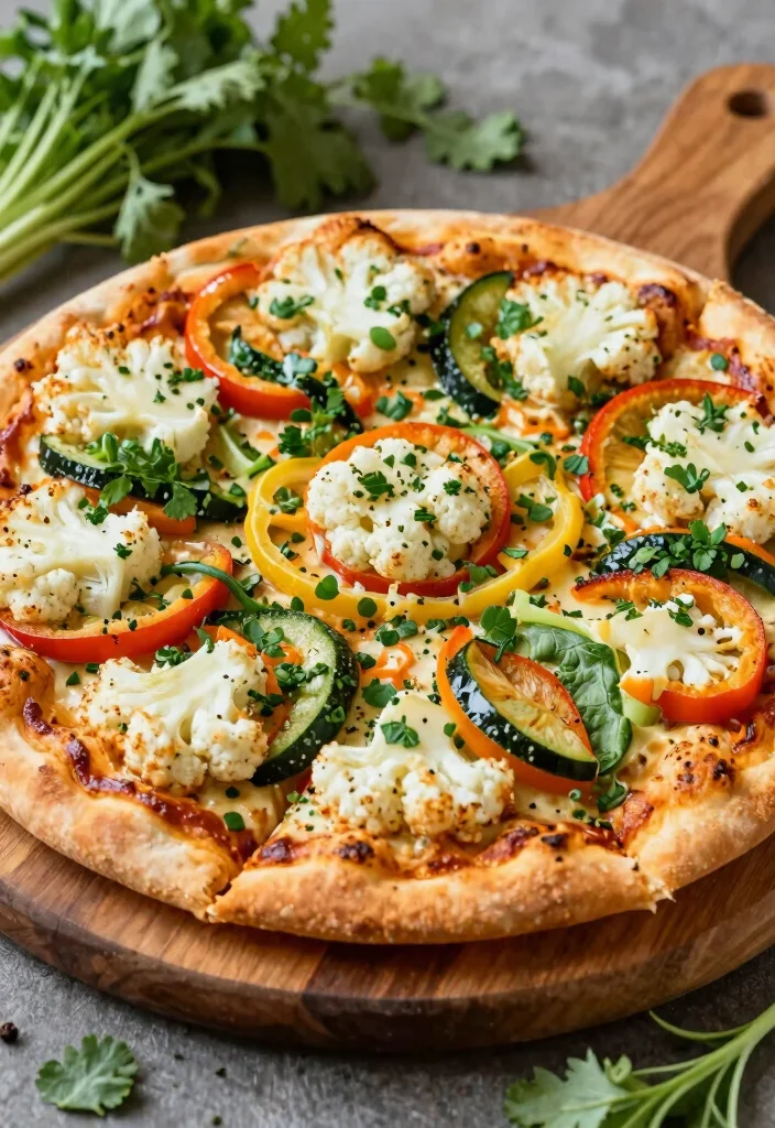 18 Dinner Recipes Dairy Free: Easy Weeknight Options - 18. Cauliflower Pizza Crust 1
