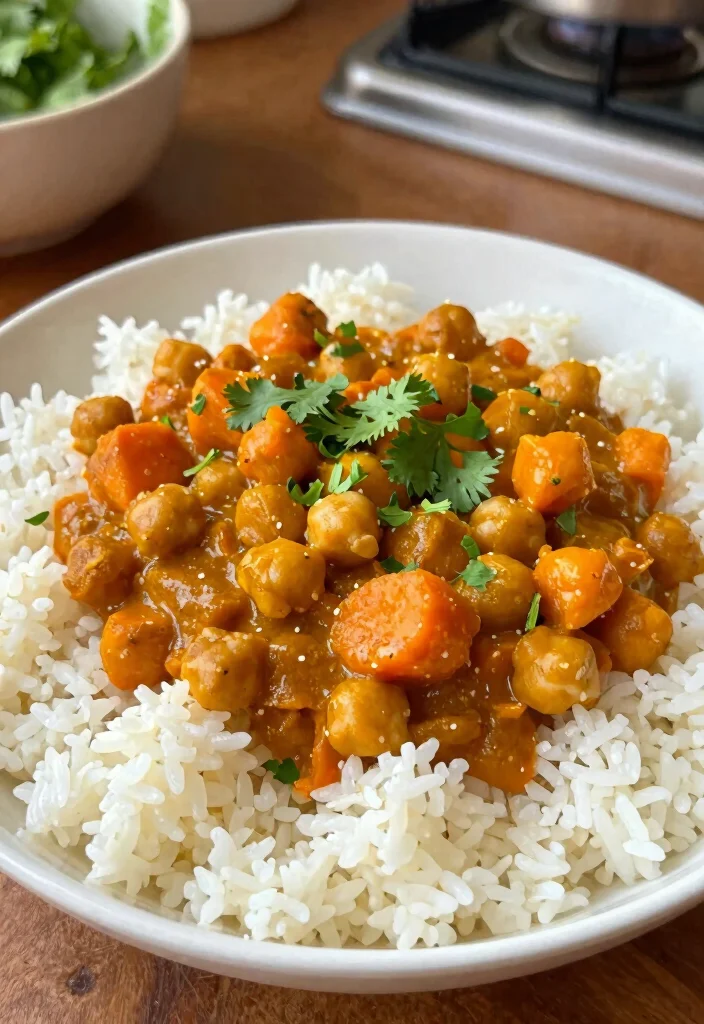 18 Dinner Recipes Dairy Free: Easy Weeknight Options - 4. Sweet Potato and Chickpea Curry 1