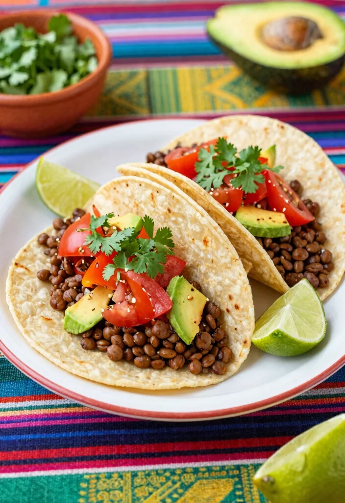 18 Dinner Recipes Dairy Free: Easy Weeknight Options - 9. Vegan Tacos with Spicy Lentils 1
