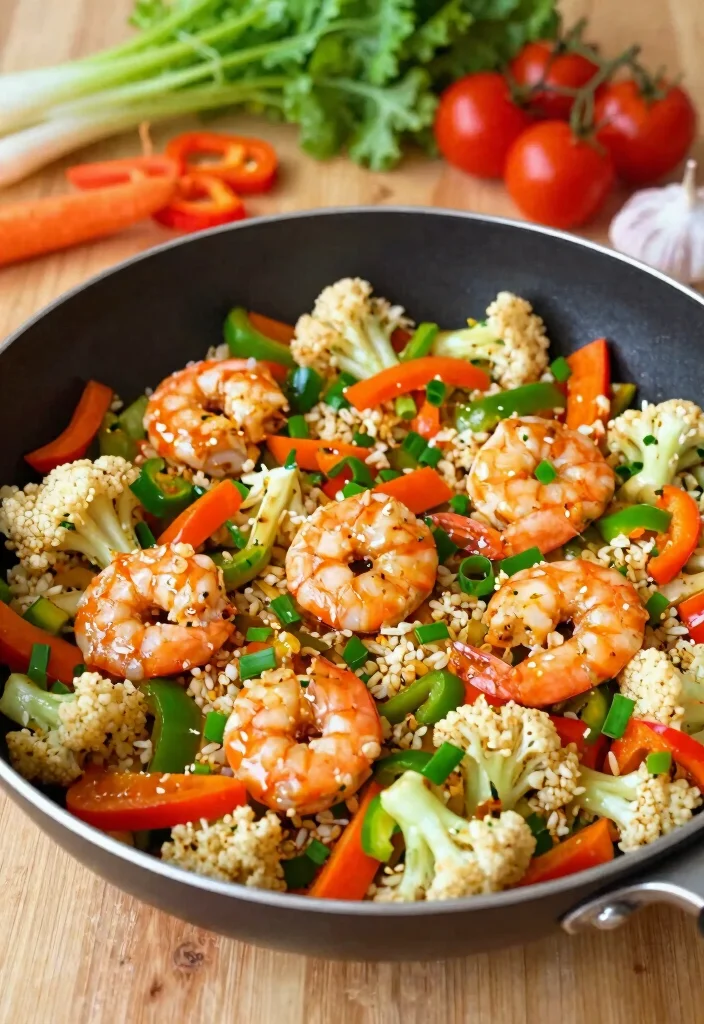 18 Dinner Recipes Low Carb Flavor Forward Choices - 2. Cauliflower Rice Stir-Fry 1