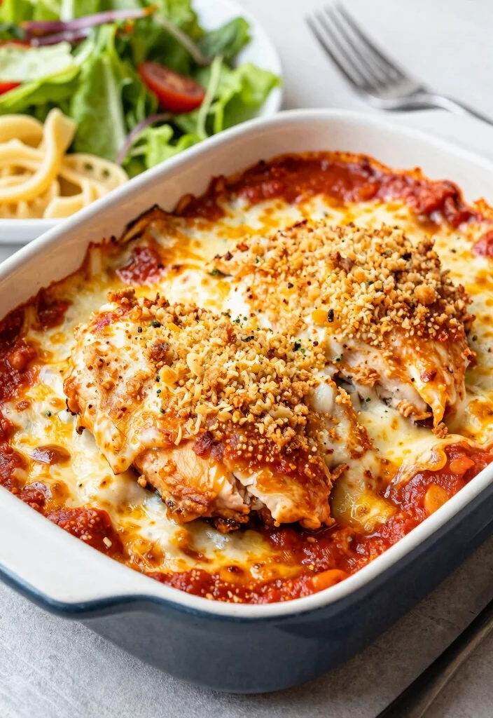 18 Dinner Recipes With Chicken Breast: Lean Family Favorites - 16. Chicken Parmesan Bake 1
