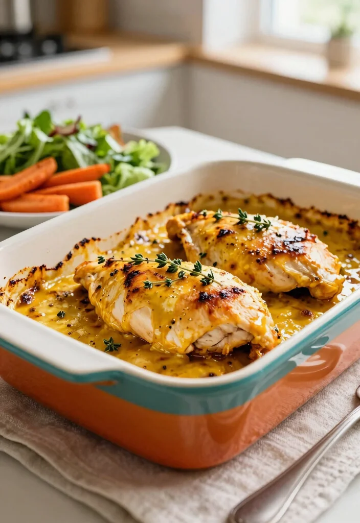 18 Dinner Recipes With Chicken Breast: Lean Family Favorites - 2. Honey Mustard Chicken Bake 1