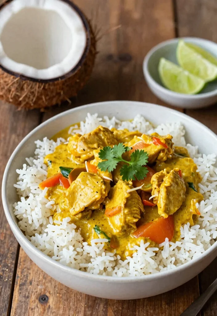 18 Dinner Recipes With Chicken Breast: Lean Family Favorites - 6. Coconut Curry Chicken 1
