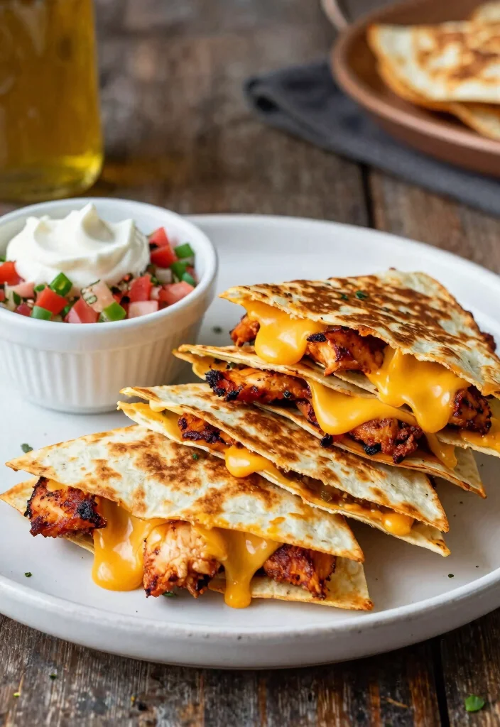 18 Dinner Recipes With Chicken Breast: Lean Family Favorites - 7. BBQ Chicken Quesadillas 1
