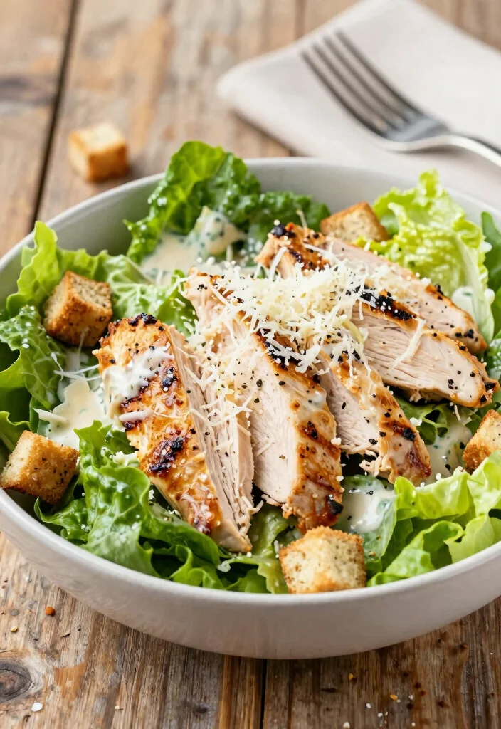 18 Dinner Recipes With Chicken Breast: Lean Family Favorites - 9. Chicken Caesar Salad 1