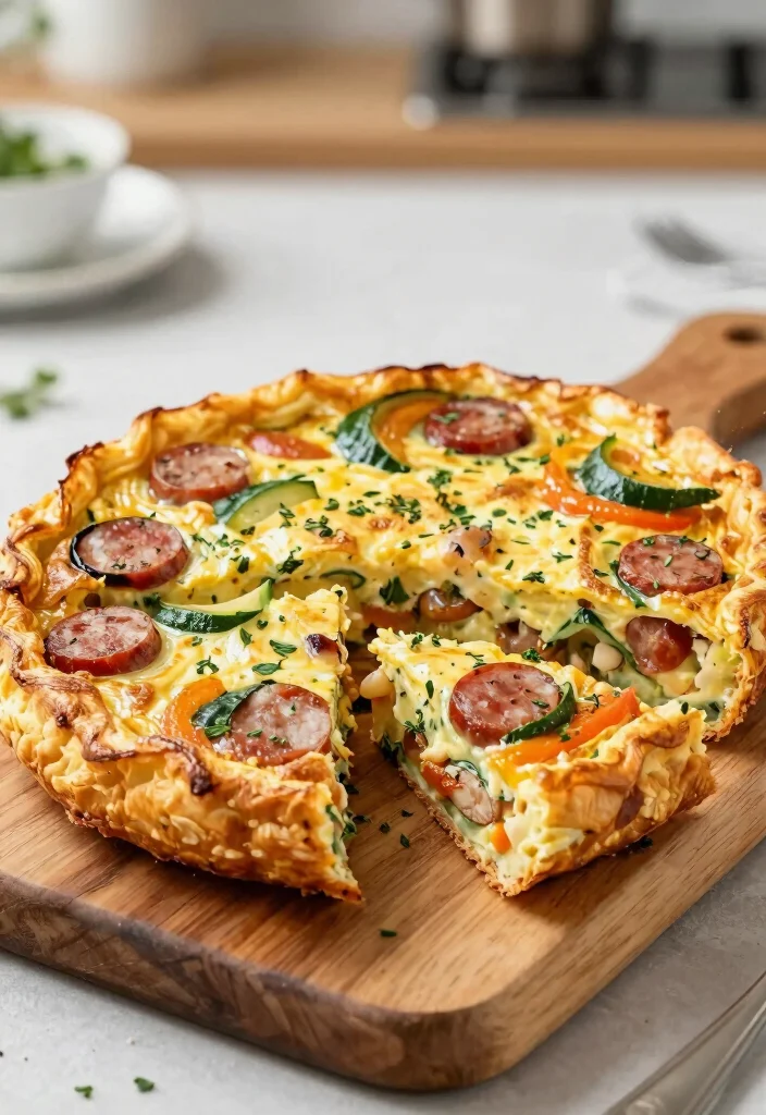 18 Dinner Recipes With Sausage: Bold Savory Plates - 10. Sausage and Vegetable Frittata 1