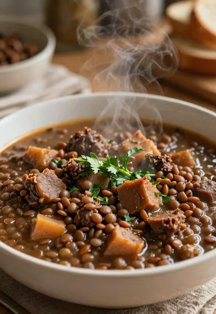 18 Dinner Recipes With Sausage: Bold Savory Plates - 17. Sausage and Lentil Stew 1