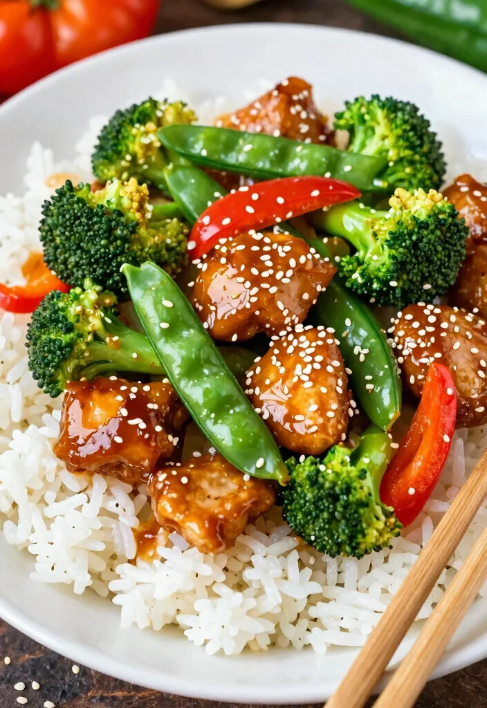 18 Dinner Recipes for Picky Eaters: Kid Approved Hits - 17. Sesame Chicken Stir-Fry 1
