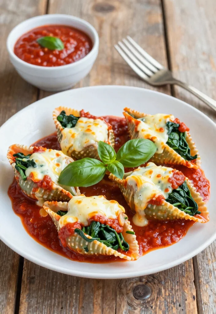 18 Dinner Recipes for Picky Eaters: Kid Approved Hits - 3. Spinach and Cheese Stuffed Shells 1