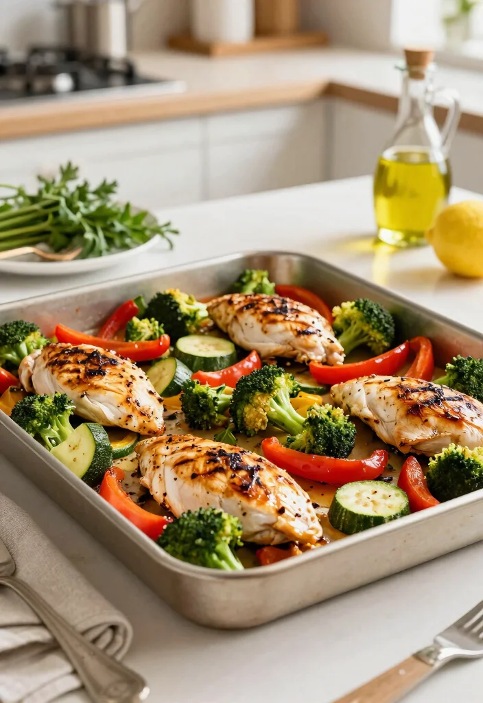 18 Easy Gluten Free Dinner Recipes for Busy Families - 1. One-Pan Chicken and Veggies 1
