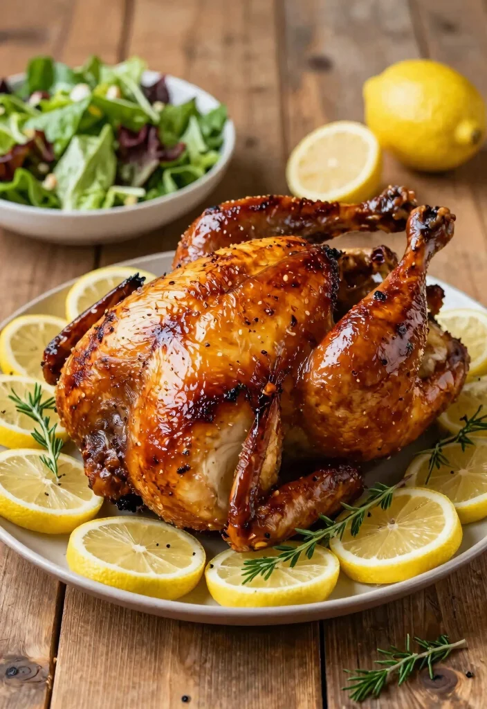 18 Easy Gluten Free Dinner Recipes for Busy Families - 12. Lemon Garlic Roasted Chicken 1