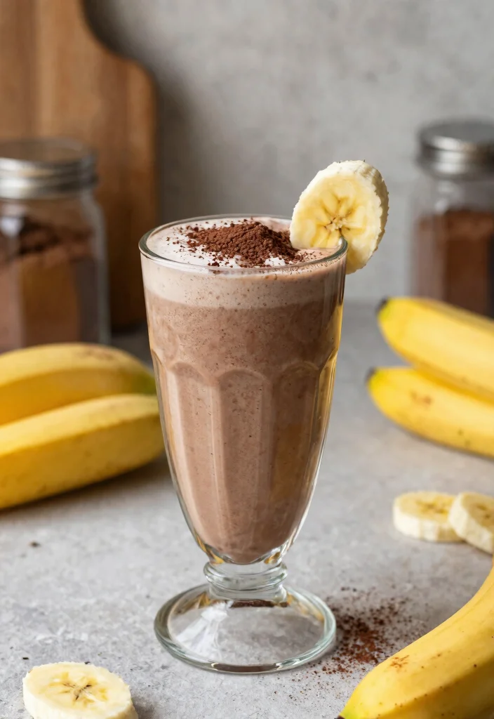18 Fruit Smoothie Recipes Healthy Fresh Blends - 8. Chocolate Banana Smoothie 1
