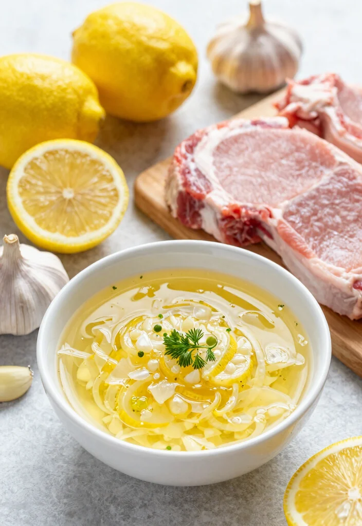 18 Grilled Pork Chop Recipes: Smoky Juicy Perfection - 13. Lemon-Garlic Marinade 1