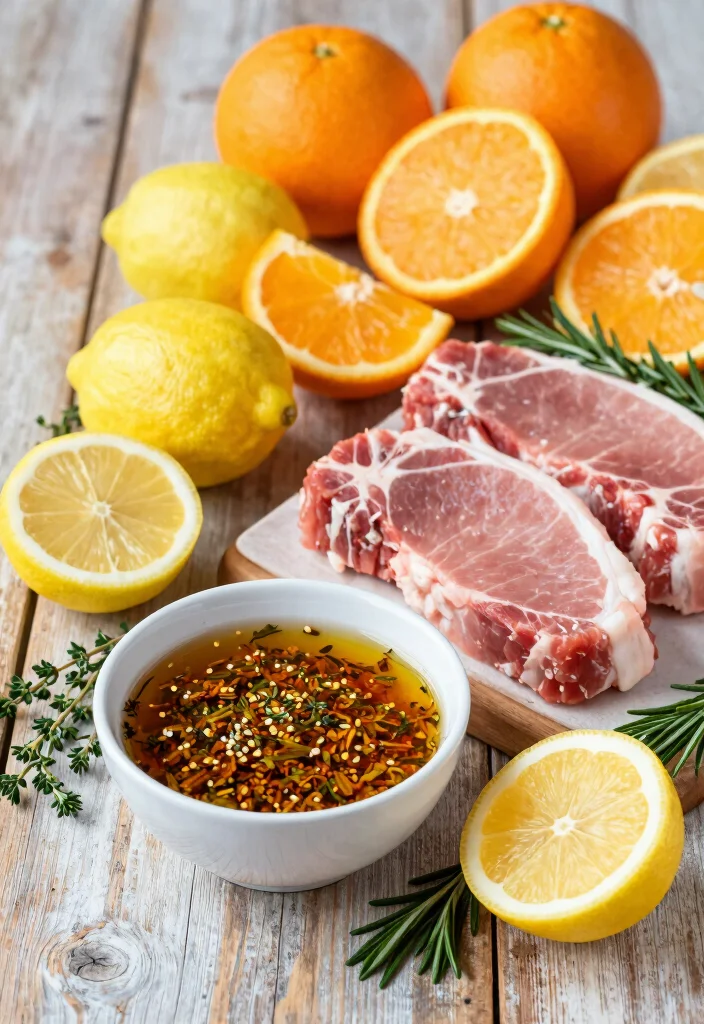 18 Grilled Pork Chop Recipes: Smoky Juicy Perfection - 3. Citrus Herb Marinade 1
