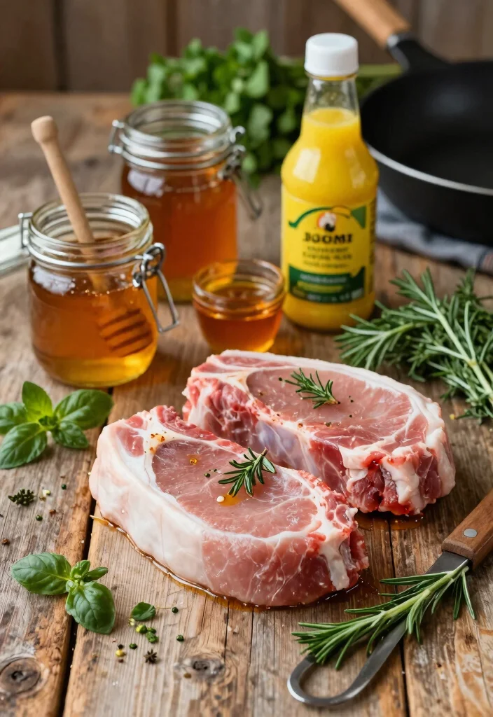 18 Grilled Pork Chop Recipes: Smoky Juicy Perfection - 7. Herb and Honey Marinade 1