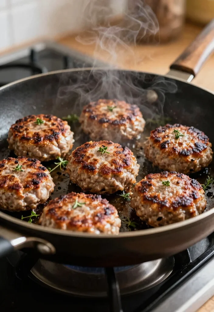 18 Ground Pork Sausage Recipes: Savory Comfort Meals - 1. Savory Breakfast Sausage Patties 1