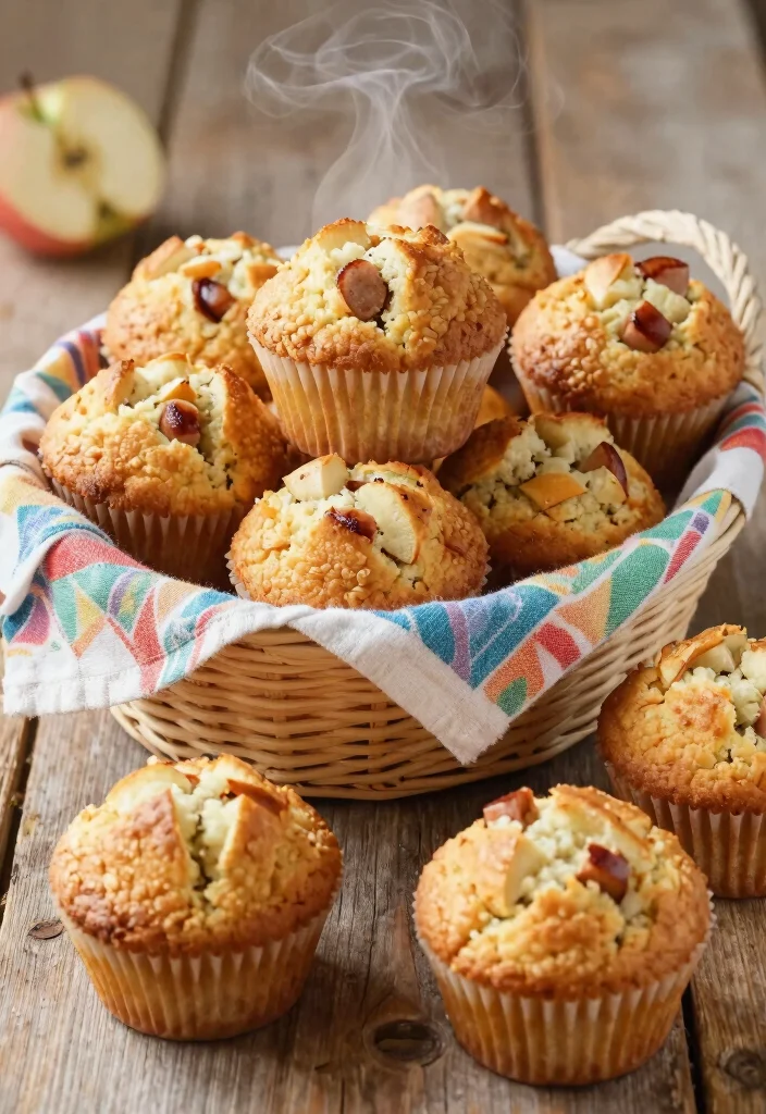 18 Ground Pork Sausage Recipes: Savory Comfort Meals - 15. Sausage and Apple Breakfast Muffins 1
