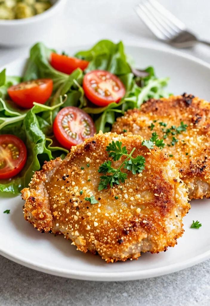 18 Juicy Boneless Pork Chop Recipes in the Oven for Healthy Meal Prep - 14. Garlic Parmesan Pork Chops 1