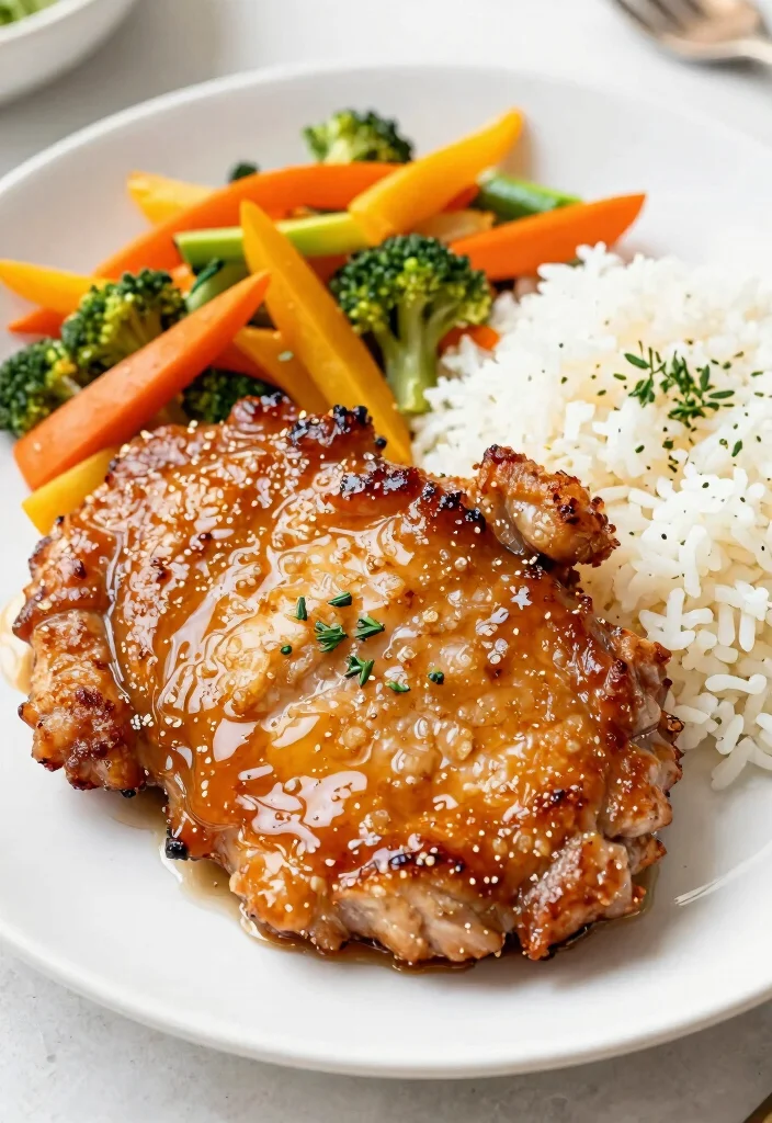 18 Juicy Boneless Pork Chop Recipes in the Oven for Healthy Meal Prep - 17. Honey Garlic Pork Chops 1